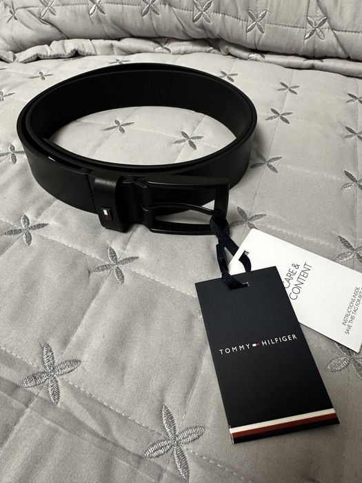 Кожаный ремень tommy hilfiger