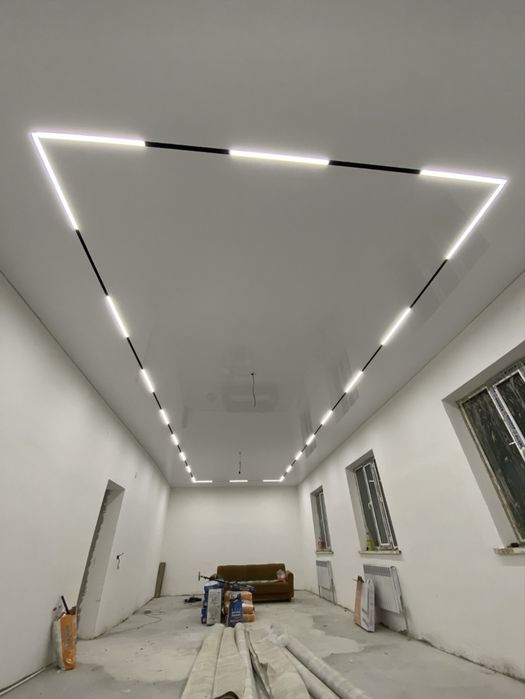 Натяжные потолки 1800 тг