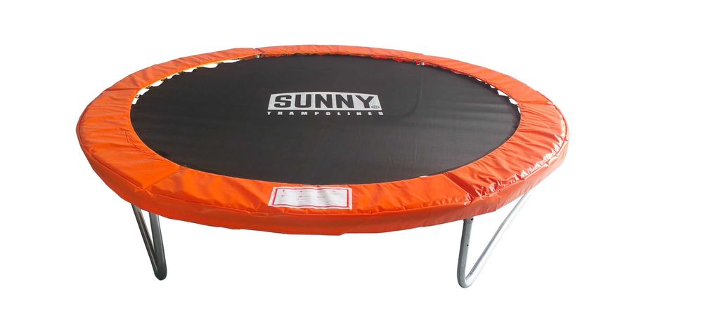 Батут Sunny Premium комплект оранжев 183 см + Вътрешна Мрежа + Стълба