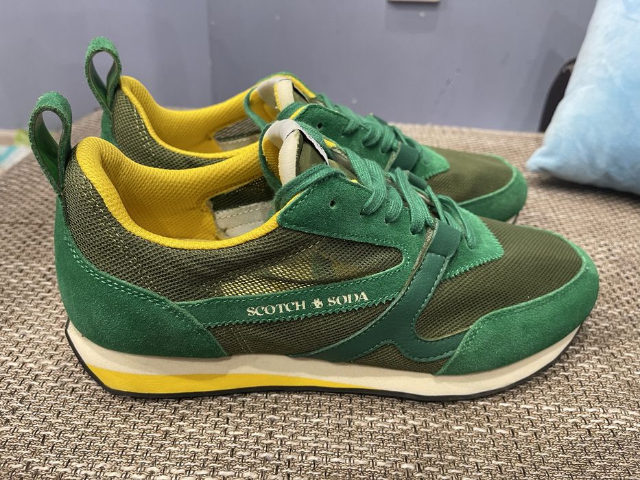 Обувки Маратонки Scotch Soda зелено жълти Nike Jordan Adidas Puma