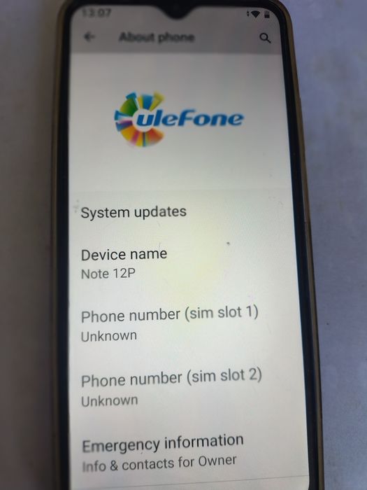 Telefon ulefone 12p