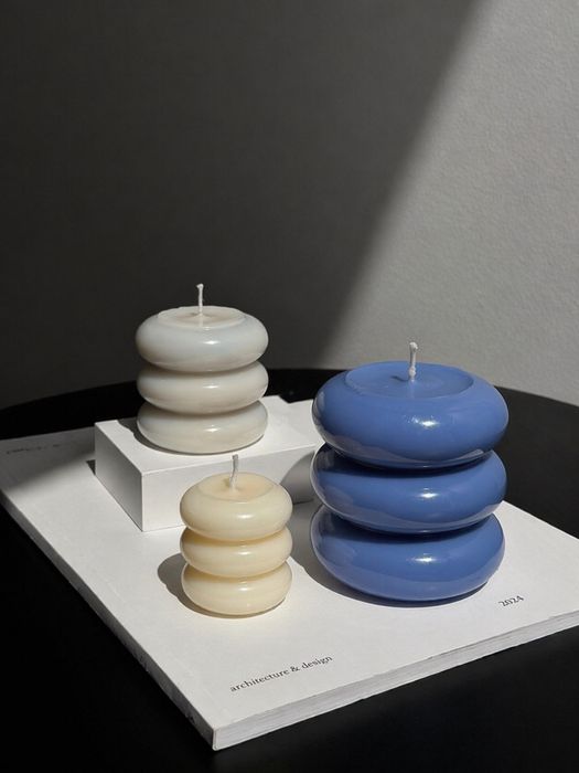Луксозен комплект свещи candles за подпрък.
