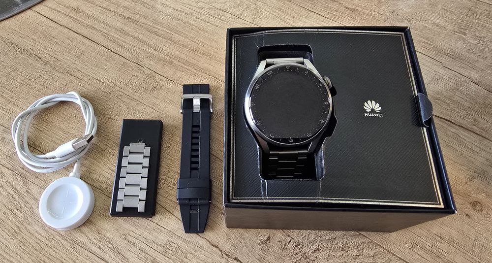 Титаниев часовник Huawei watch 3 pro LTE LTE