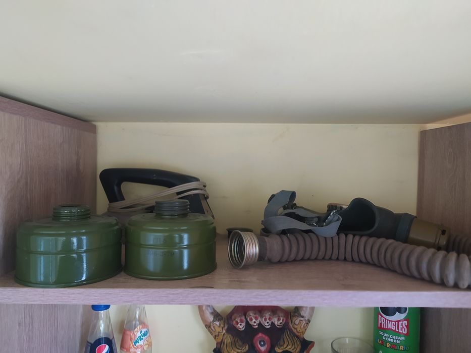 Противогаз 2 фильтра новый