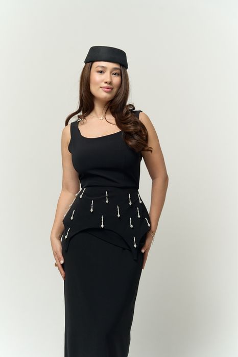 Баска с вышивкой