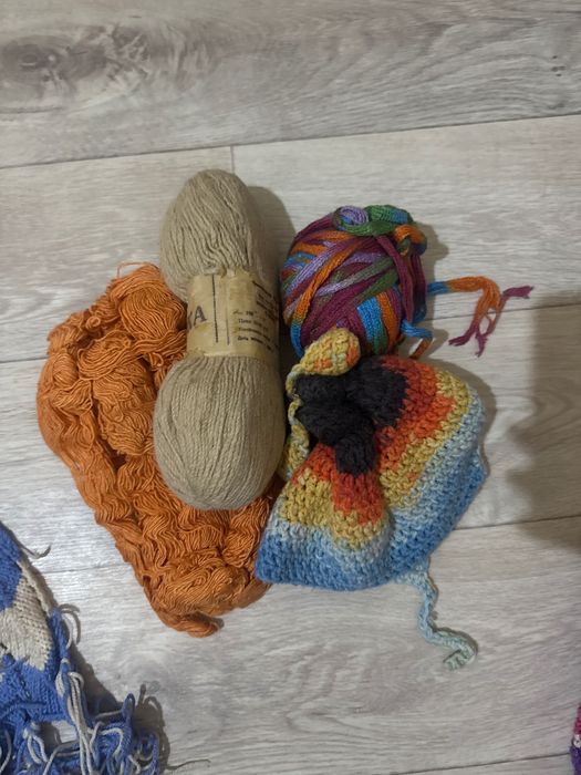 Отдам даром пряжу б/у