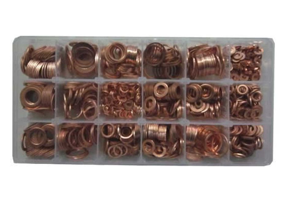 Saibe cupru la set de 900buc.Set saibe cupru groase plate fi3-fi16