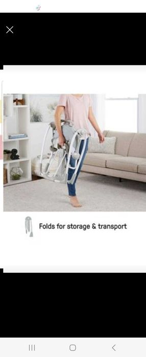 Музикална бебешка люлка