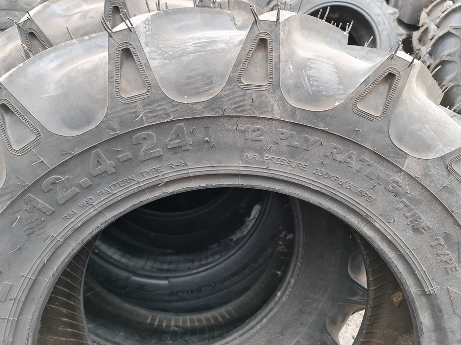 Cauciucuri noi tractor 12.4-24 PANTHER 12PR anvelope rezistente SAME