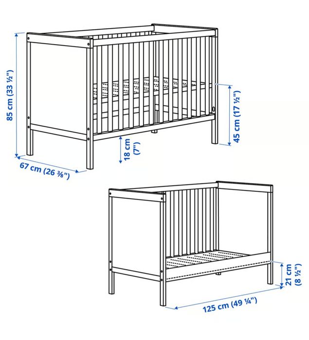 Pătuț bebe SUNDVIK