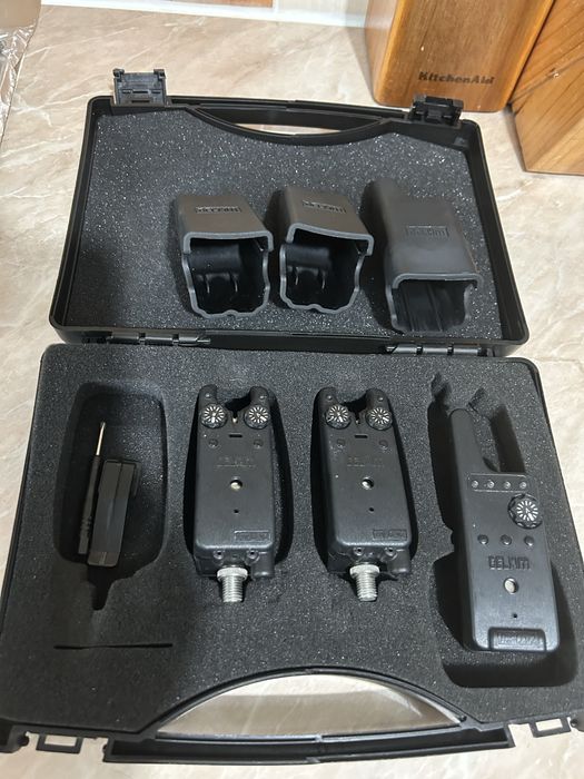 Vand 2 Senzori DELKIM TXI-DV2 BITE ALARM  + Statie DELKIM, stare foarte buna