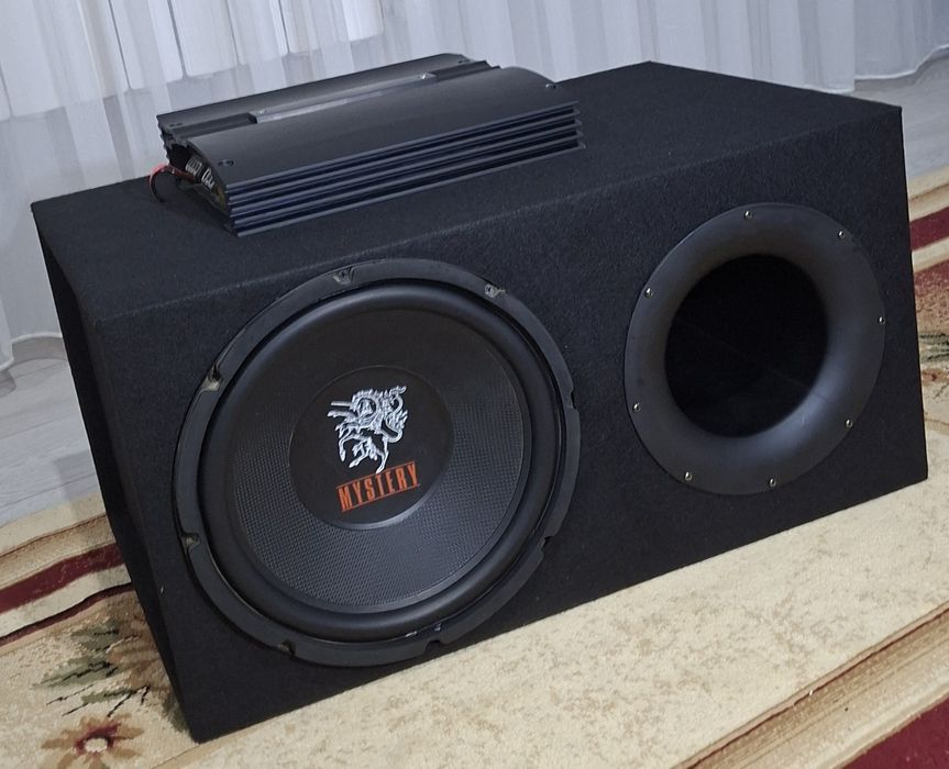 Сабвуфер Мистери 12 дюйм 30см с усилком долбит отлично  продам