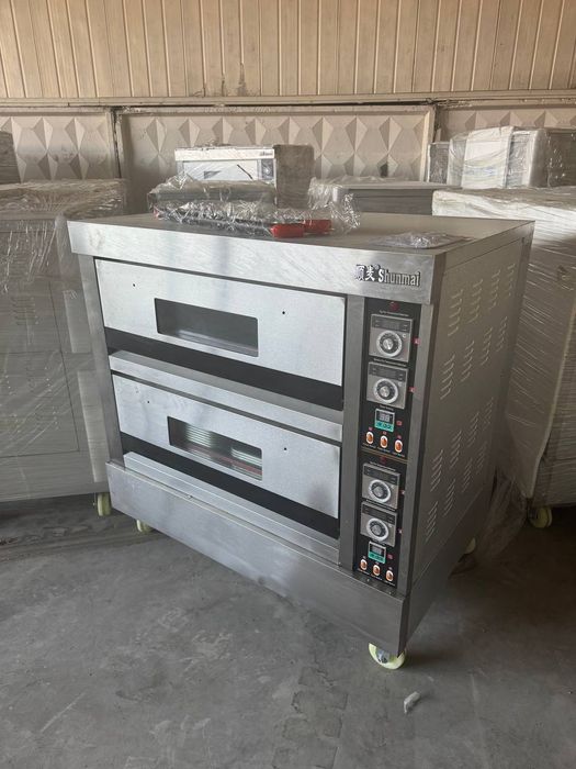 Профессиональные двухкамерная печь электрическая