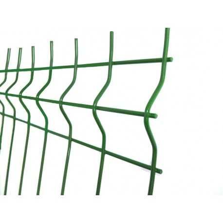 Plasa/ panou bordurat /TEAVA/ STALP 3.5-4.9MM/Zincat /Verde/Gri