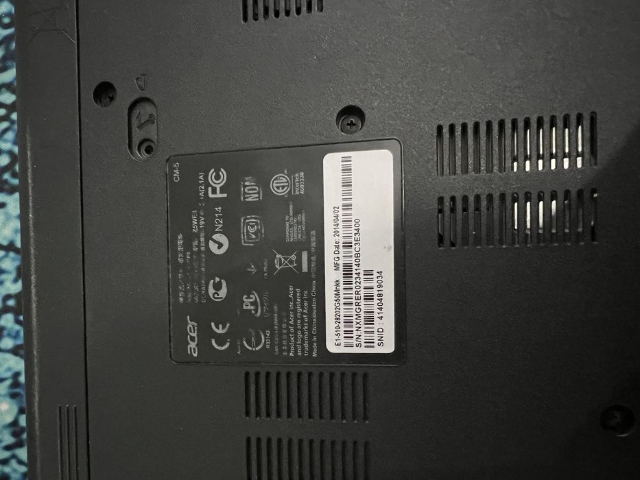 Пролается ноутбук acer