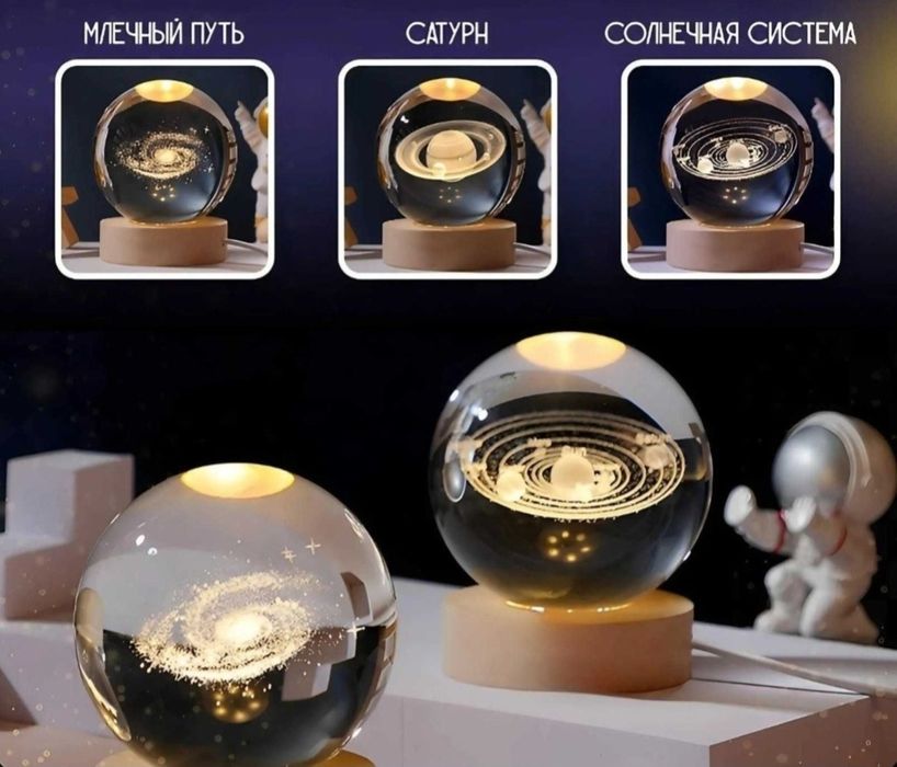 Ночник светильник шар