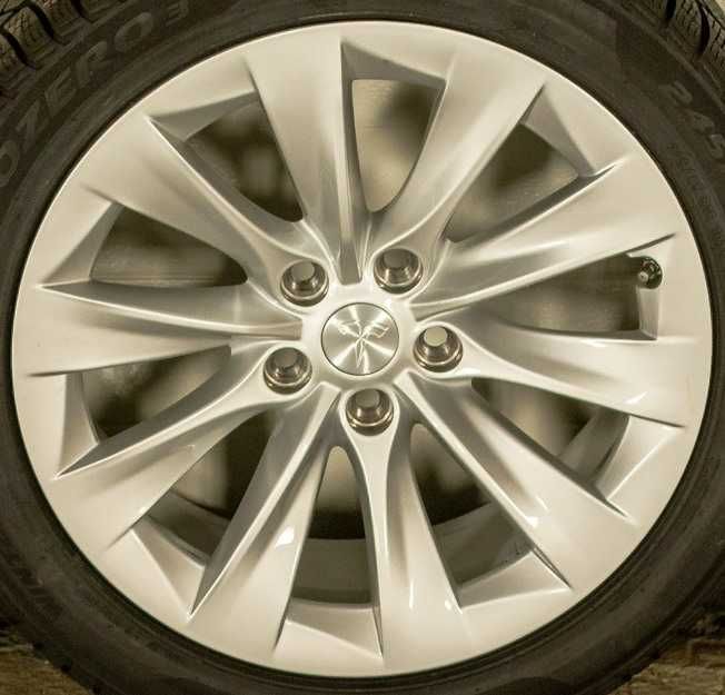 4 x Jante noi nerulate 19" originale Tesla Model S Slipstream