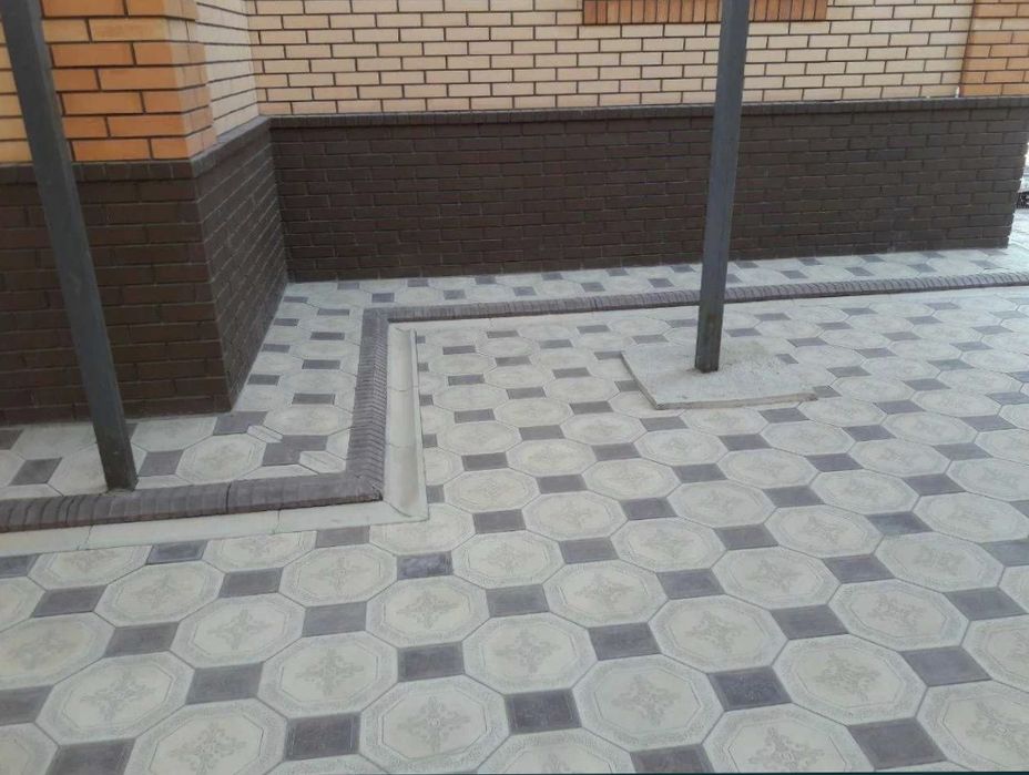 Укладка брусчатки,асфальтирование