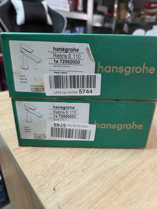 Hansgrohe Rebris E - Baterie lavoar, CoolStart, crom 72560000