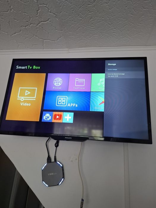 Tv box android dispozitiv smart impecabil