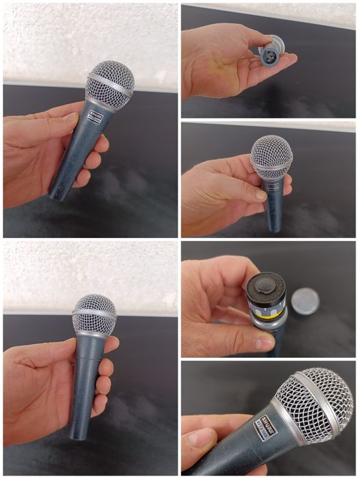 microfon dinamic cu fara fir shure beta 584 wireless xlr