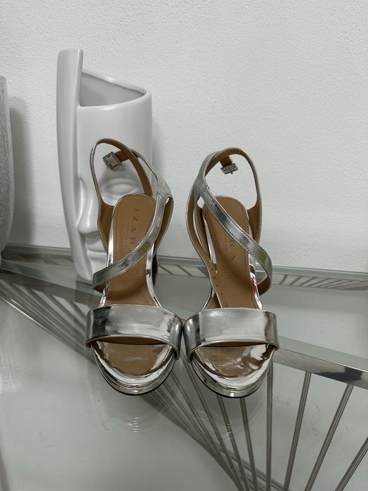 Sandale Zara cu toc inalt