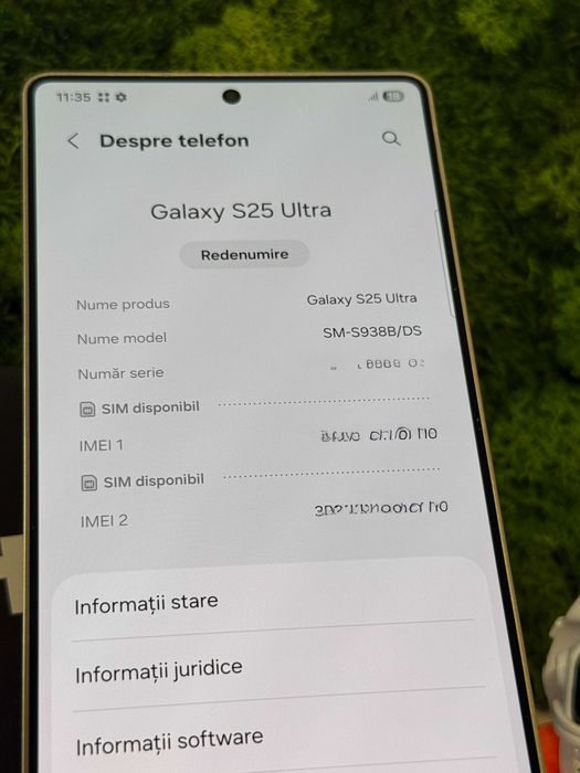 Samsung S25 Ultra Titanium Black 512GB 100% Baterie #100