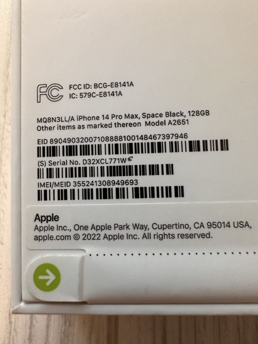 iPhone 14 Pro Max 128GB Черен – Перфектно състояние, 83% батерия