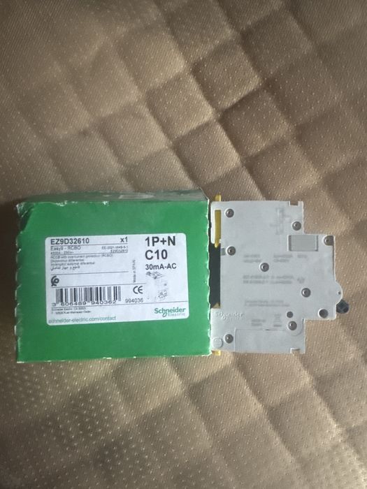 Siguranta schneider cu protectie diferentiala 10A,16A