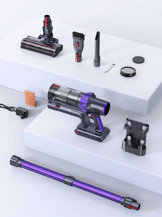 Безжична прахосмукачка BUTURE VC70 – 33KPA, LED, 55 мин автономност