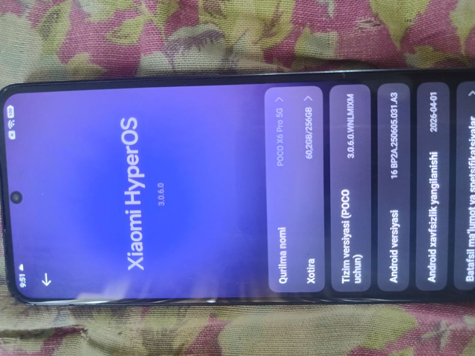 Poco x6 pro 256/8+8