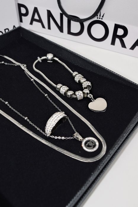 Комлект-гривна,колие и пръстен