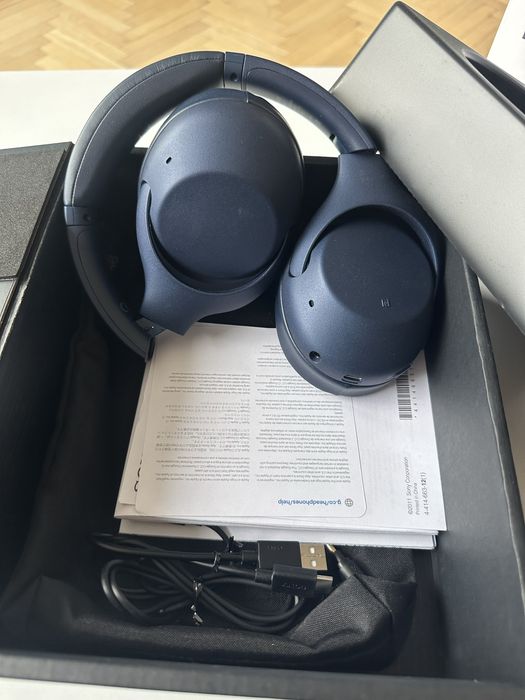 Căști Sony WH-XB900N Wireless Extra Bass cu Noise Cancelling Resigilat