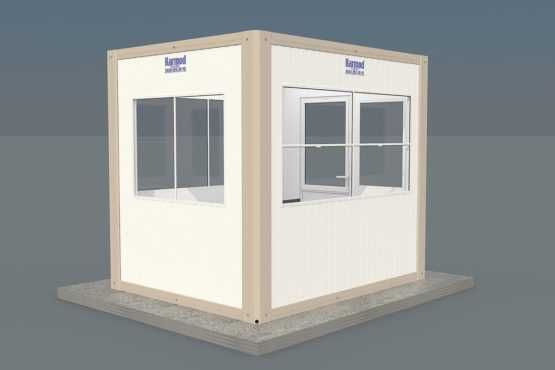 210*260см. Кабина за охрана/Панелен павилион/Търговски павилион-Достав