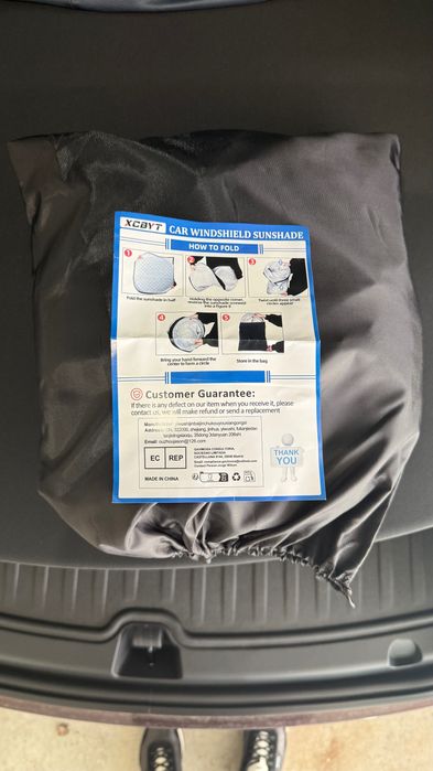 Сенник за предно стъкло на Tesla Y