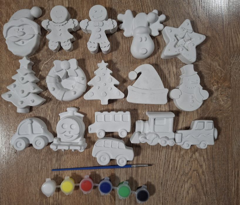 Гипсови фигурки за оцветяване