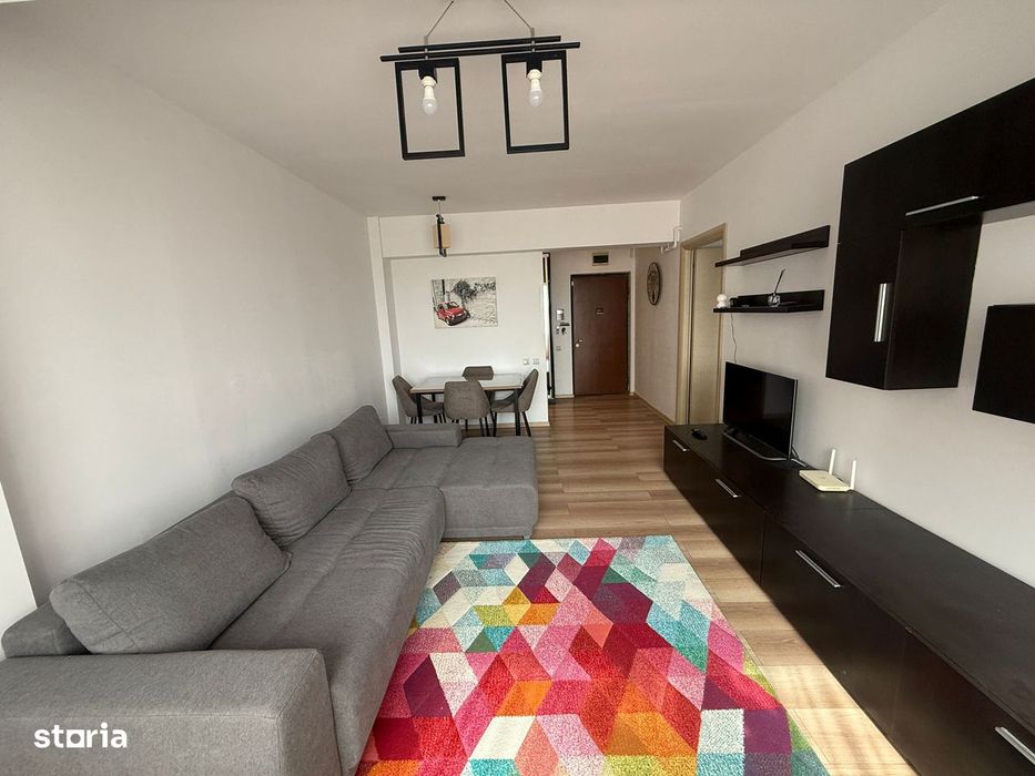 Tomis Plus 2 camere mobilat, utilat, loc de parcare 64 mp. pret 500 Eu