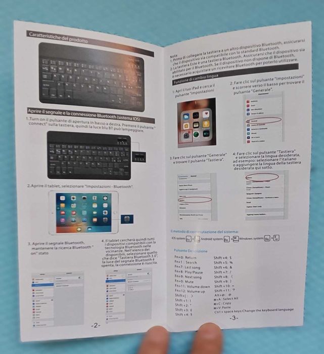 Bluetooth клавиатура + калъф за Redmi Pad SE 11''