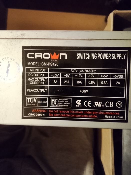 Продам рабочии запчасти для пк