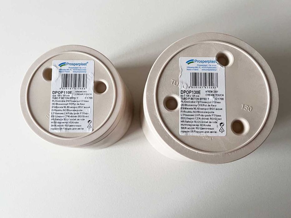 Сет 2 бр. саксии Tubo ∅ 11, ∅ 13 см