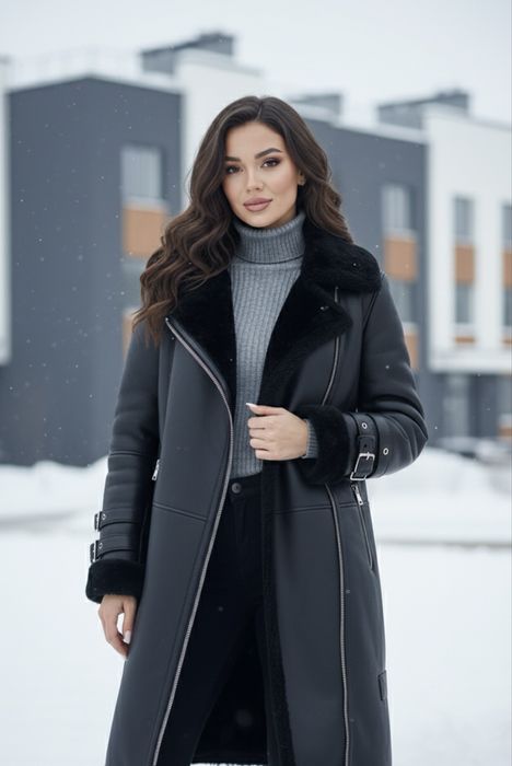 НОВАЯ Итальянская дубленка