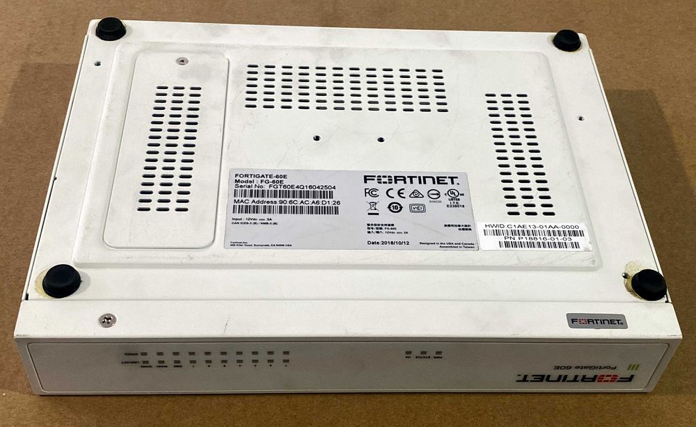 Межсетевой экран Fortinet FG-60E