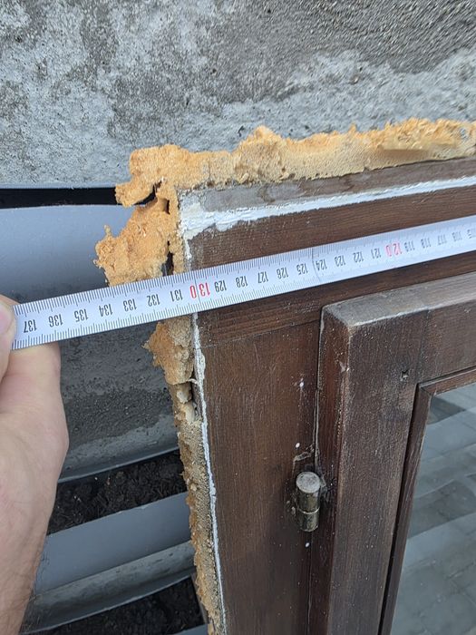 Fereastra in 2 canaturi, din lemn si  geam termopan 130x145