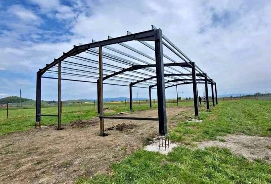 Confecționez si vand structuri metalice 12x30x4h