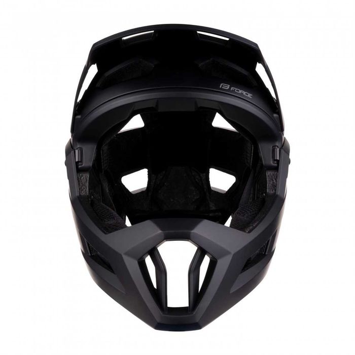 Casca Full Face integrala Force Venom Downhill cu protectie de barbie detasabila