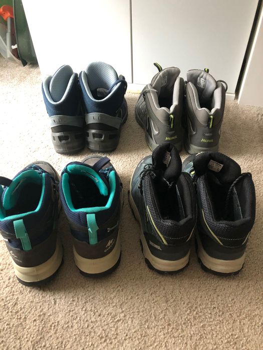 Lowa, Meindl, Quechua, Ecco боти