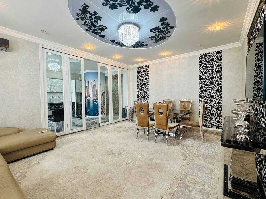 3-комнатная квартира | Юнусабад Ц-2 | 118м² | с мебелью и техникой