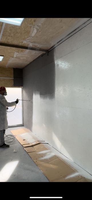 Аренда краскопульт, шпаклевка, левкас