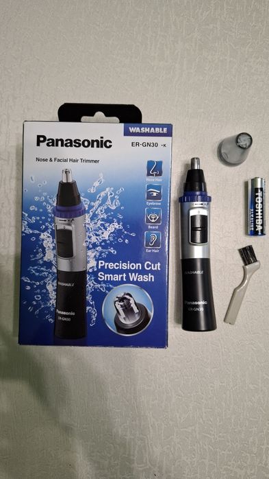 Черен тример за нос и уши Panasonic