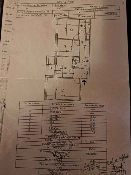 Apartament Maracineni